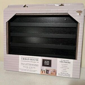 New Urban House Tile Letter Board - 199 pieces
